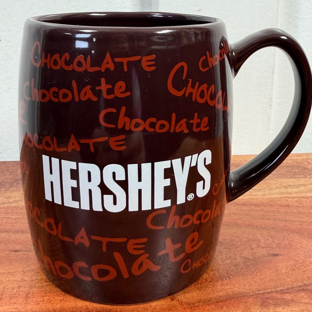 Hersheys Chocolate Ceramic Coffee Mug Brown Jaxxi 2005 Its Cool to be Sweet A-2